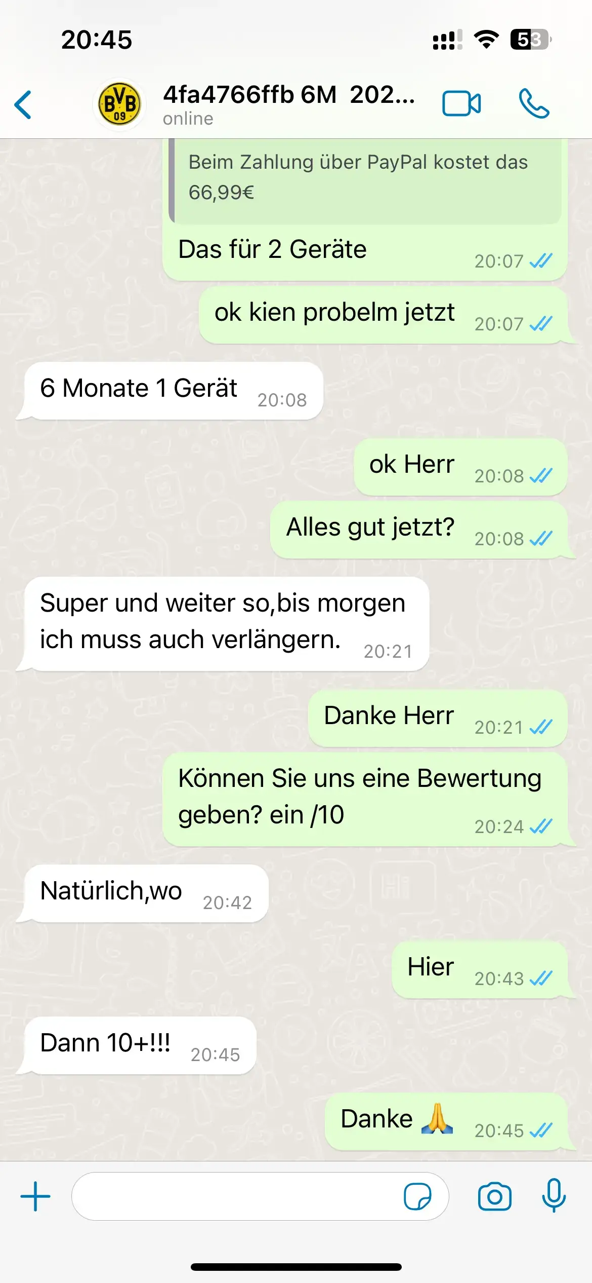 Testimonial eines Kunden, der IPTV seit über einem Jahr nutzt – IPTV kaufen.
